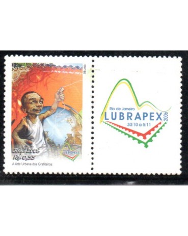 2006 Arte Urbana dos Grafiteiros - Menino com Vinheta 27.822 Mint