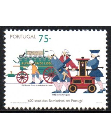 1995 Portugal 1995   -  600 Anos dos Bombeiros de Portugal 27.828 Mint