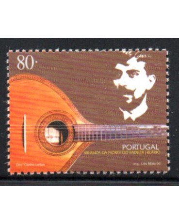 1996 Portugal 100 Anos da Morte do Fadista Hilário 27.877 Mint
