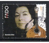 2011 Portugal Fado Patrimônio da Humanidade "Hermínia Silva" 27.906 Carimbado 