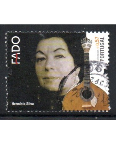 2011 Portugal Fado Patrimônio da Humanidade "Hermínia Silva" 27.906 Carimbado 