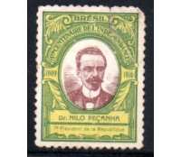 Primeiro Centenário da Independência ( Presidente Nilo Peçanha) 27.924 Carimbado