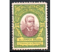 Primeiro Centenário da Independência (Presidente Campos Salles) 27.928 Carimbado