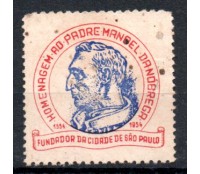 Homenagem ao Padre Manoel da Nóbrega  Fundador da Cidade de São Paulo 28.021 Cinderela Dificílima 