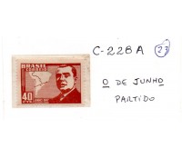 C228 Visita do Presidente do Chile Gabriel Gonzalez Videla 28.060 Letra "O"  de Junho Partido 