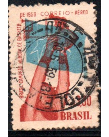 A87 Brasil Campeão Mundial de Basquetebol 28.077 S/ALL em Basketball