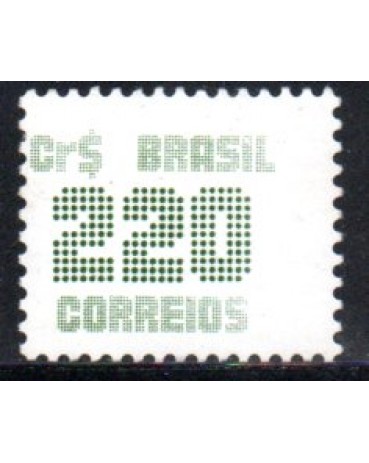 R637 Tipo "Cifras"  Cr$220 Verde 28.081 Deslocamento