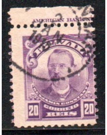 R137 Benjamin Constant 28.090 American Bank Note - Carimbado
