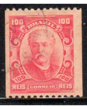 R139 Eduardo Wandenkolk 28.092 Sem Picote  na Esquerda e na Direita, Selo de Bobinas (Rolos) 1916 Carimbado