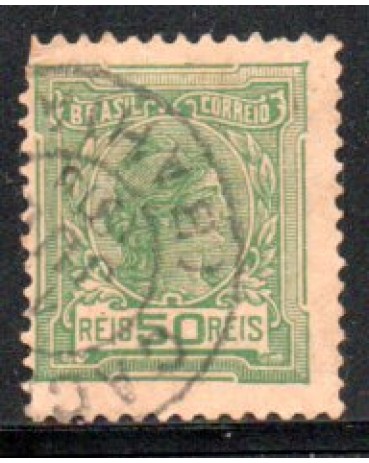 R157 Alegorias Republicanas 50 Rs. Verde 28.120 Cachoeira - Ba....