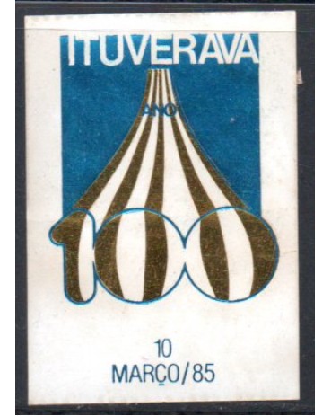 Ituverava 100 Anos 10 de Março de 1985 - 28.139 Cinderela SP