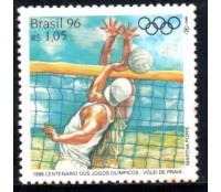C1998 XXVI Olimpíada de Atlanta - Vôlei de Praia 28.159 Mint