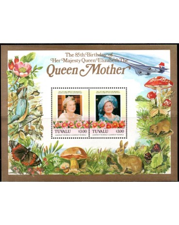 Família Tuvalu Bloco 28.207 Mint