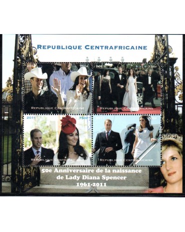 Familia Real República Centroafricana 2011 -  28.208 Mint