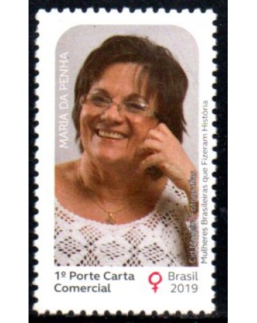 C3873  Mulheres Brasileiras - Maria da Penha 28.266 Mint
