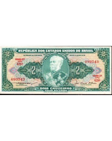 Brasil C063 Sob 1956 Dois Cruzeiros 28.308