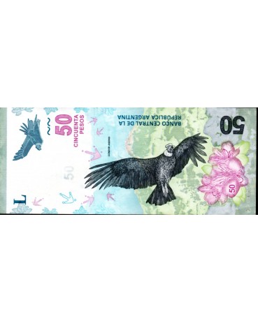 Argentina 2018 50 Pesos 28.317 S/Fe