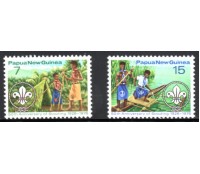 Escotismo Papua Nova Guiné 1976 50 Anos do Escotismo 28.398 Série Completa Mint