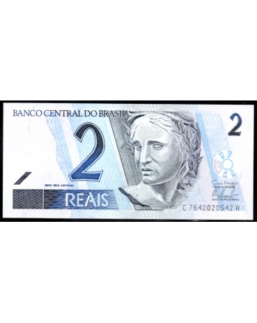 Brasil C-261  "CA" 2009 2 Reais Fe 28.416