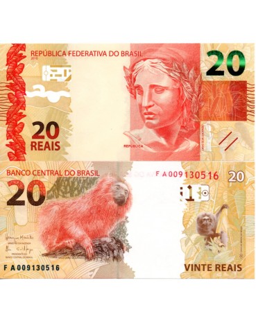 Brasil C-353 "FA" 2017 Vinte Reais Fe 28.444