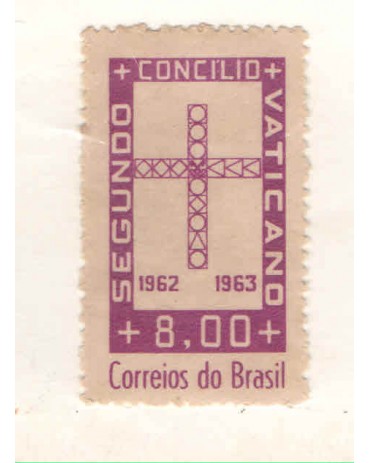 C486 - CONCÍLIO ECUMÉNICO VATICANO II 1963 mint 2493