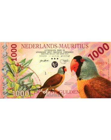 Netherlands - Mauritius 1000 Mint 28.481