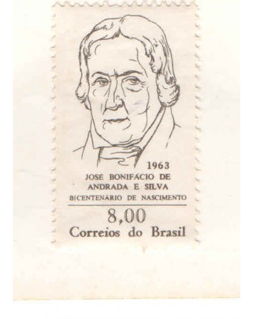 C491 JOSÉ BONIFÁCIO 1963 mint 2499