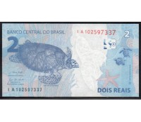 Brasil C339 Fe 2 Reais 2021 IA Efígie da República 28.528