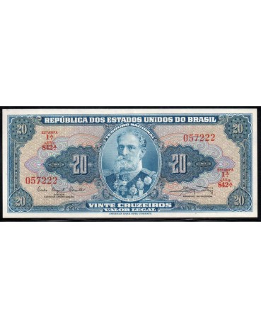 Brasil C022 Sob 1961 Vinte Cruzeiros 28.534