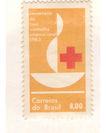 C493 MINT - 100 ANOS DA CRUZ VERMELHA 1963 - 2502