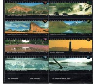 Argentina 2002 Minifolha Paisagens Argentina com 8 selos novos 28.705