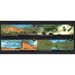 Argentina 2002 4 selos mint Paisagens Argentinas 28.706