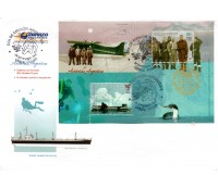Argentina 2005 Fdc com bloco Antártida Argentina 28.719