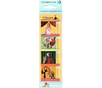 Argentina 2002 Caderneta com 4 selos mint 28.722