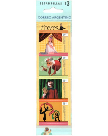 Argentina 2002 Caderneta com 4 selos mint 28.722