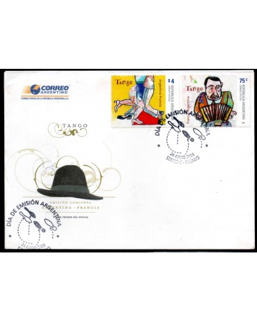 Argentina 2006 Fdc Tango 28.738
