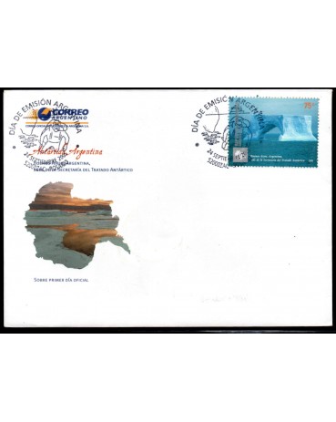 Argentina 2005 Fdc com Edital Antartida Argentina 28.739