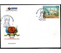 Argentina 2007 Fdc com Edital e Bilhete Postal 200 Anos da Defesa de Buneos Aires 28.740