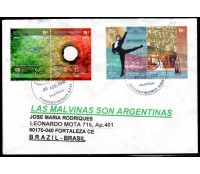 Argentina 2006 Carta Circulada Para Fortaleza - CE, 4 selos 28.750