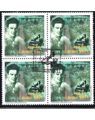 2001C2396 Homenagem a Bernardo Sayão - Desbravador, Político,Agrônomo e Veterinário -  28.806