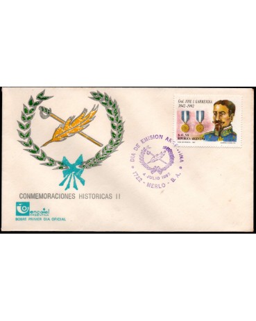 Argentina 1992 Comemorações Históricas Gral.Jose I.Garmendia 28.820