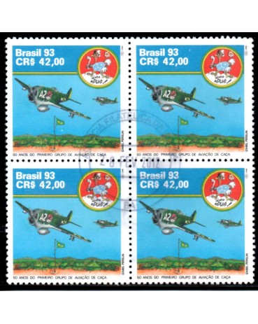 1993 50 Anos do Primeiro Grupo de Aviação de Caçs - Carimbo da Agencia dos Correios da Pituba em Salvador - Bahia 28.833