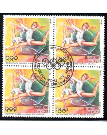 1996 C1997 Centenário da 1ª Olimpiada da Era Moderna,Atenas 1896 e XXVI Olimpiada, Atlanta 28.836 CBC RJ