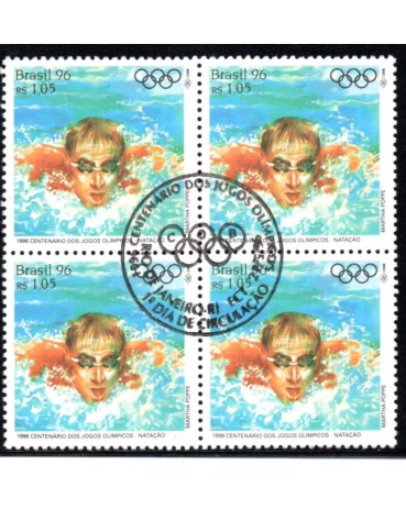 1996 C1999 Centenário da 1ª Olimpiada da Era Moderna,Atenas 1896 e XXVI Olimpiada, Atlanta 28.838 CBC RJ   