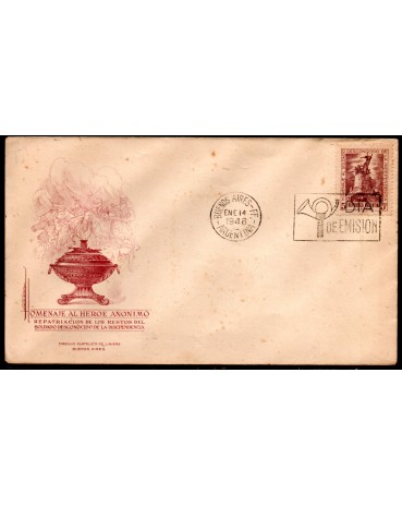 Argentina 1946 Homenagem ao Heroi Anonimo 28.855