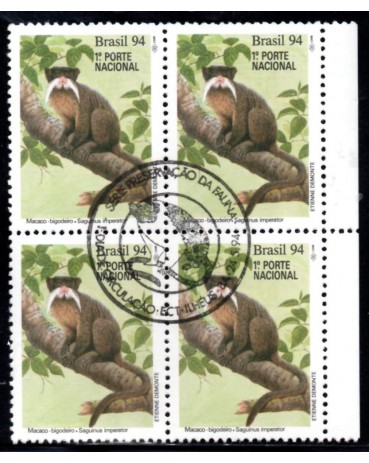 1994 C1894 Preservação da Fauna - Macacos "Macaco-bigodeiro" 28.877