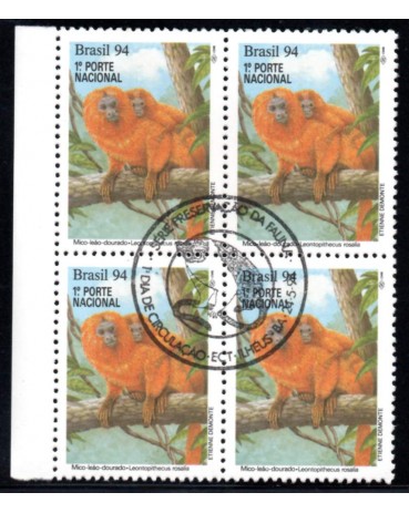 1994 C1896 Preservação da Fauna - Macacos "Mico-Leão-Dourado" 28.879