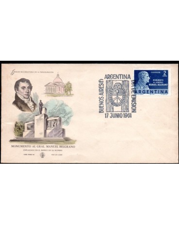 Argentina 1961 Monumento ao Gral. Manuel Belgrano 28.882