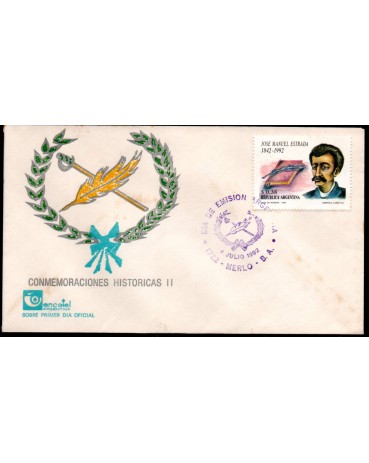 Argentina 1992 Comemorações Históricas II - José Manuel Estrada 28.885