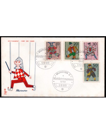 Alemanha Berlin 1970 Fdc Circo 28.914